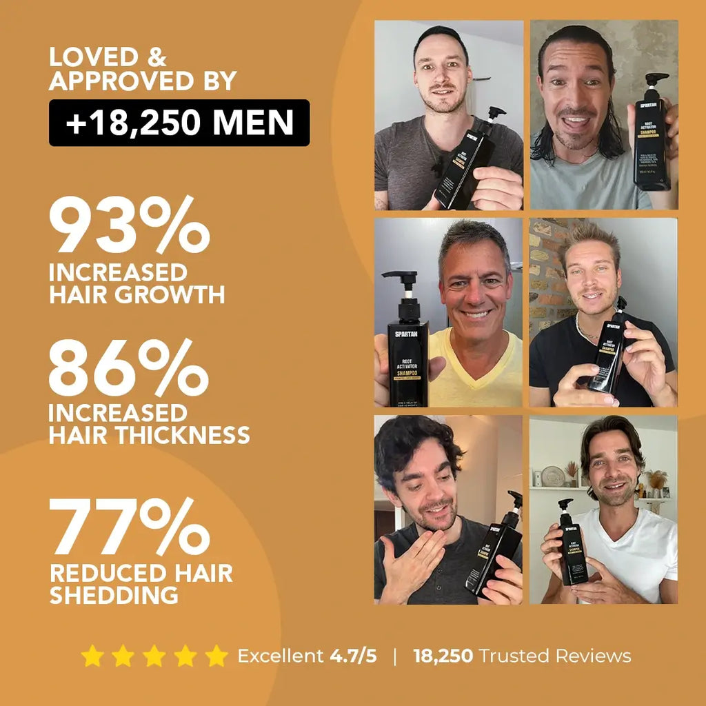 Spartan Root Activator Shampoo — 1 Extra Bottle (30% OFF)
